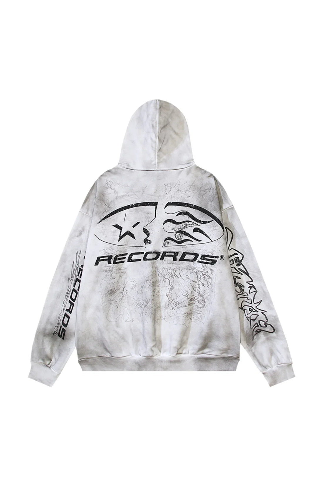 Black and White I Love Hellstar Summer Love Hoodies