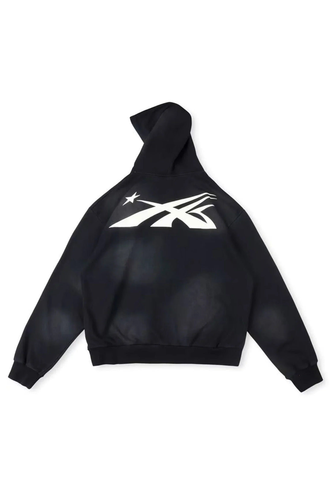 Black Hellstar Sports Zipper Hoodie
