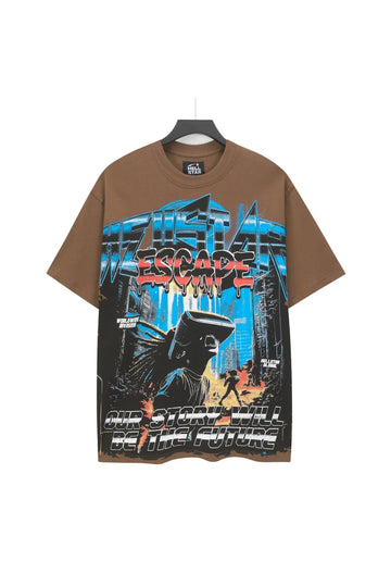 Dark Series: Virtual World Brown Shirt