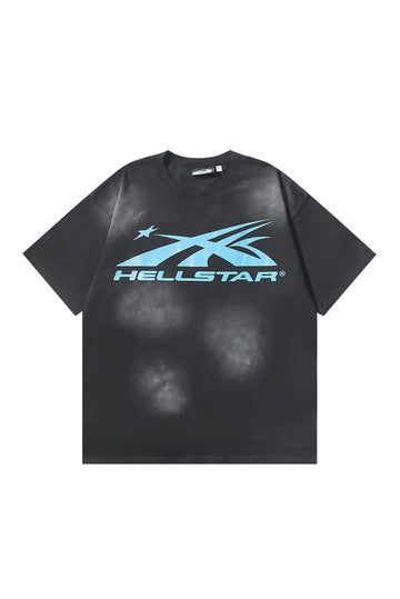 Dark Style: Blue Logo Black Shirt