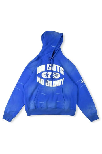 Blue/Yellow Hellstar No Guts No Glory Hoodie