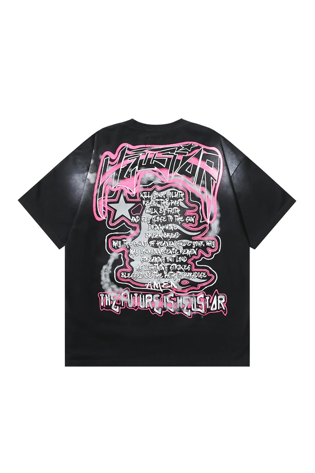 Dark Series: Character Pattern Black Shirt