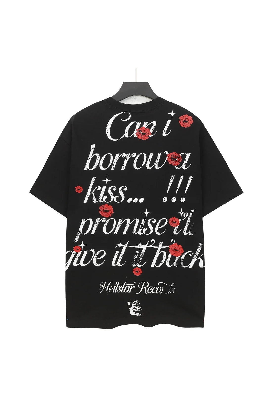 Dark Series: Red Lipprint Black Shirt