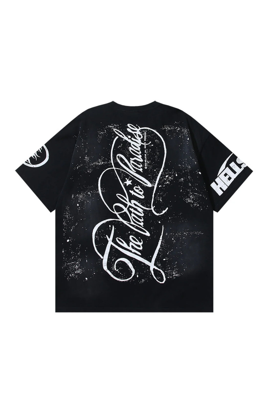 Dark Series: Little Angel Printed Black T-shirt