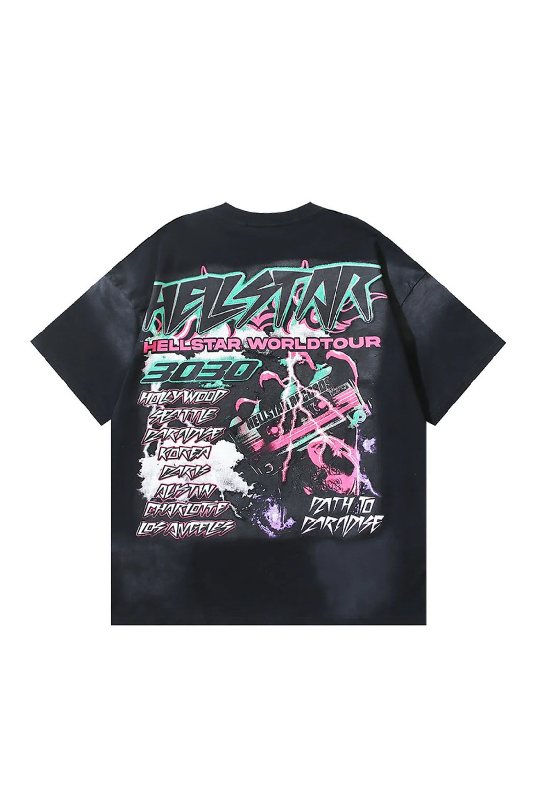 Dark Series: Projector Letter Black T-shirt