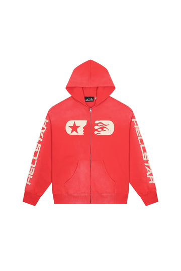 Red Hellstar Kids Pullover Hoodie